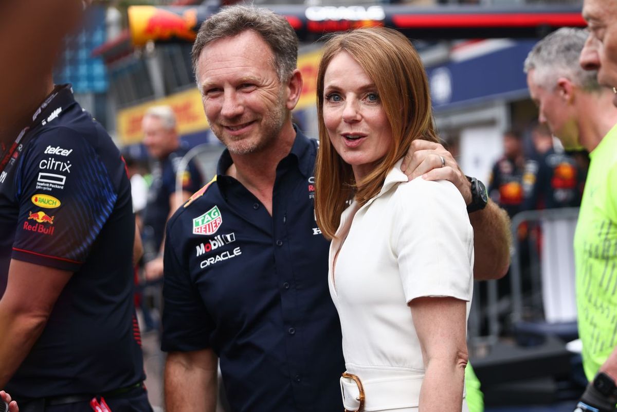 Christian Horner so svojou manželkou Geri Halliwellovou
